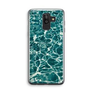 CaseCompany Weerkaatsing water: Samsung Galaxy J8 (2018) Transparant Hoesje