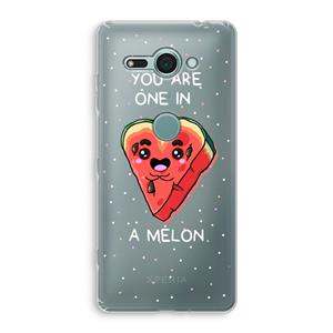 CaseCompany One In A Melon: Sony Xperia XZ2 Compact Transparant Hoesje