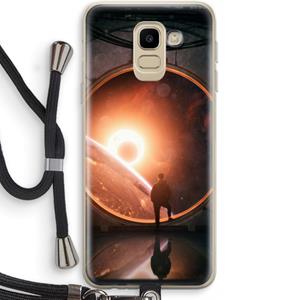 CaseCompany Ephemeral: Samsung Galaxy J6 (2018) Transparant Hoesje met koord