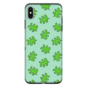 CaseCompany Groene blaadjes: iPhone XS Max Tough Case