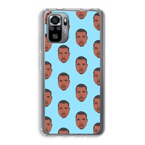 CaseCompany Kanye Call Me℃: Xiaomi Redmi Note 10S Transparant Hoesje