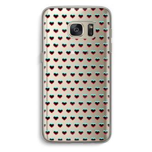 CaseCompany Hartjes: Samsung Galaxy S7 Transparant Hoesje