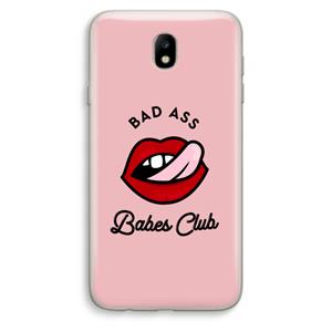 CaseCompany Badass Babes Club: Samsung Galaxy J7 (2017) Transparant Hoesje