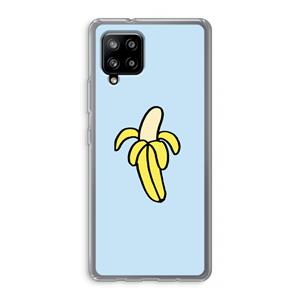 CaseCompany Banana: Samsung Galaxy A42 5G Transparant Hoesje