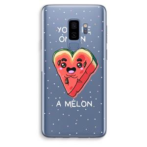 CaseCompany One In A Melon: Samsung Galaxy S9 Plus Transparant Hoesje
