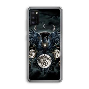 CaseCompany Sinister Wings: Samsung Galaxy A41 Transparant Hoesje