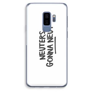 CaseCompany Neuters: Samsung Galaxy S9 Plus Transparant Hoesje