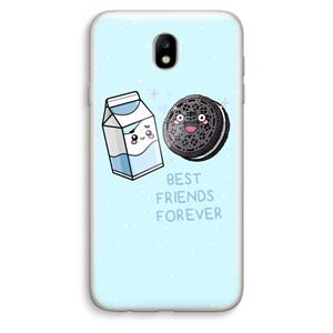 CaseCompany Best Friend Forever: Samsung Galaxy J7 (2017) Transparant Hoesje