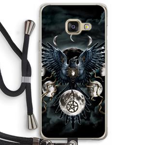 CaseCompany Sinister Wings: Samsung Galaxy A3 (2016) Transparant Hoesje met koord
