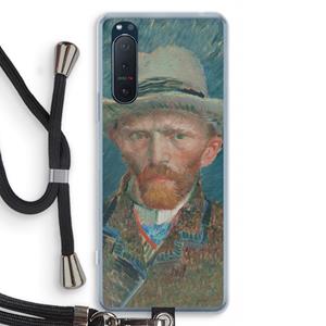 CaseCompany Van Gogh: Sony Xperia 5 II Transparant Hoesje met koord