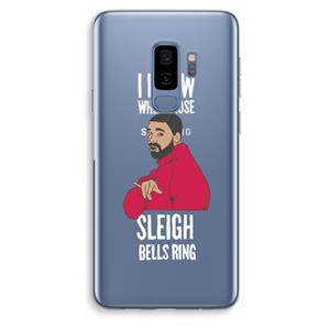 CaseCompany Sleigh Bells Ring: Samsung Galaxy S9 Plus Transparant Hoesje