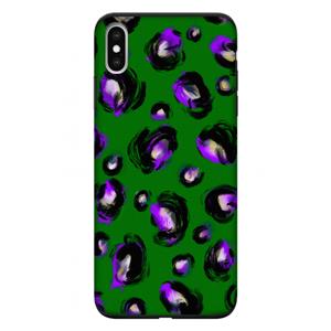 CaseCompany Green Cheetah: iPhone XS Max Tough Case