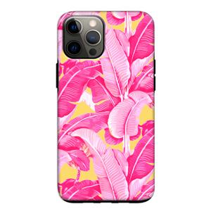 CaseCompany Pink Banana: iPhone 12 Pro Tough Case