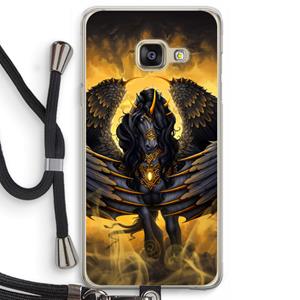 CaseCompany Pegasus: Samsung Galaxy A3 (2016) Transparant Hoesje met koord