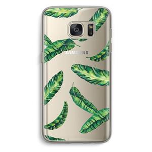 CaseCompany Lange bladeren: Samsung Galaxy S7 Transparant Hoesje