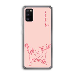 CaseCompany Best Friends: Samsung Galaxy A41 Transparant Hoesje