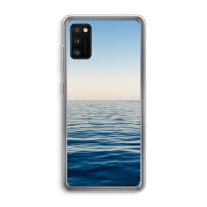CaseCompany Water horizon: Samsung Galaxy A41 Transparant Hoesje