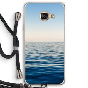 CaseCompany Water horizon: Samsung Galaxy A3 (2016) Transparant Hoesje met koord