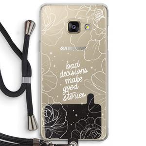 CaseCompany Good stories: Samsung Galaxy A3 (2016) Transparant Hoesje met koord