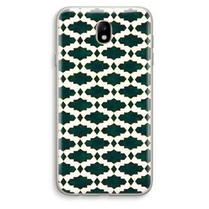 CaseCompany Moroccan tiles: Samsung Galaxy J7 (2017) Transparant Hoesje