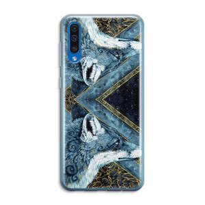 CaseCompany Golden Fox: Samsung Galaxy A50 Transparant Hoesje