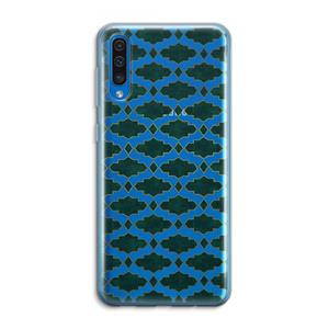 CaseCompany Moroccan tiles: Samsung Galaxy A50 Transparant Hoesje