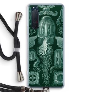 CaseCompany Haeckel Cubomedusae: Sony Xperia 5 II Transparant Hoesje met koord