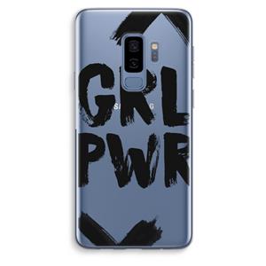 CaseCompany Girl Power #2: Samsung Galaxy S9 Plus Transparant Hoesje