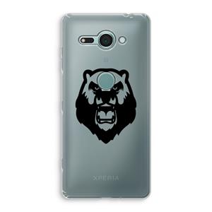 CaseCompany Angry Bear (black): Sony Xperia XZ2 Compact Transparant Hoesje