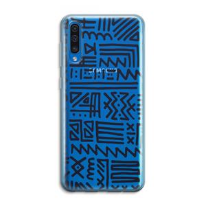 CaseCompany Marrakech print: Samsung Galaxy A50 Transparant Hoesje