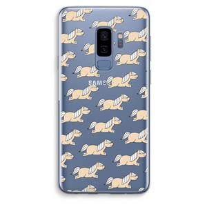 CaseCompany Ponys: Samsung Galaxy S9 Plus Transparant Hoesje