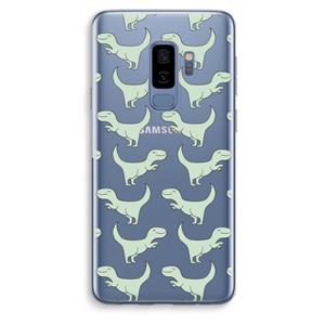 CaseCompany Dinos: Samsung Galaxy S9 Plus Transparant Hoesje