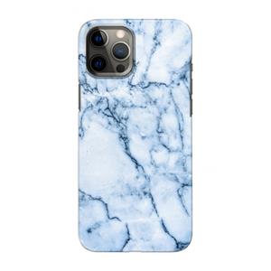 CaseCompany Blauw marmer: Volledig geprint iPhone 12 Pro Max Hoesje