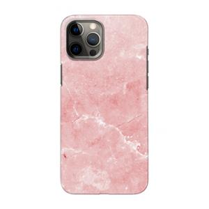 CaseCompany Roze marmer: Volledig geprint iPhone 12 Pro Max Hoesje
