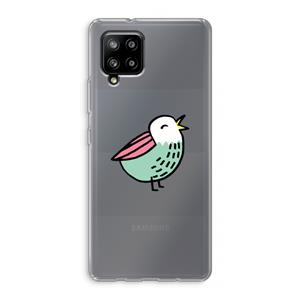 CaseCompany Birdy: Samsung Galaxy A42 5G Transparant Hoesje