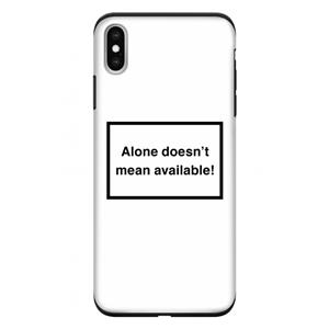 CaseCompany Alone: iPhone XS Max Tough Case