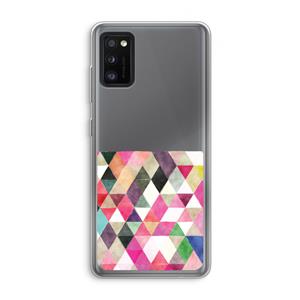 CaseCompany Gekleurde driehoekjes: Samsung Galaxy A41 Transparant Hoesje