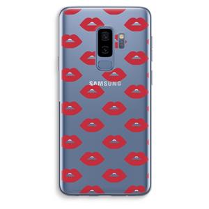 CaseCompany Lips: Samsung Galaxy S9 Plus Transparant Hoesje