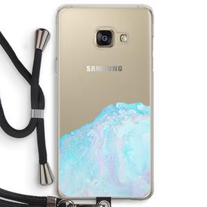 CaseCompany Fantasie pastel: Samsung Galaxy A3 (2016) Transparant Hoesje met koord