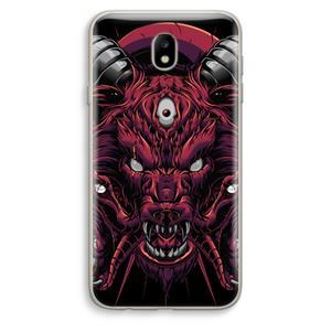 CaseCompany Hell Hound and Serpents: Samsung Galaxy J7 (2017) Transparant Hoesje