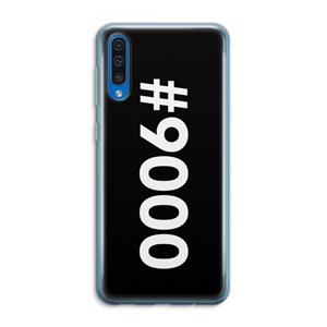 CaseCompany 9000: Samsung Galaxy A50 Transparant Hoesje