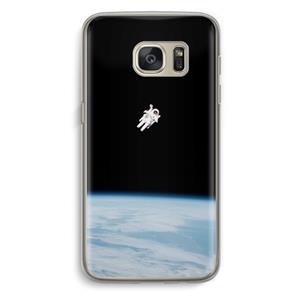 CaseCompany Alone in Space: Samsung Galaxy S7 Transparant Hoesje