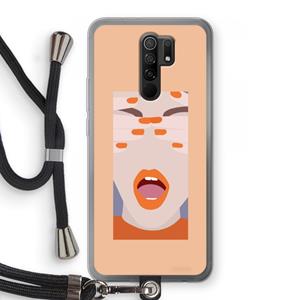 CaseCompany Surprise: Xiaomi Redmi 9 Transparant Hoesje met koord