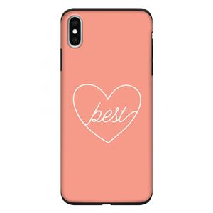 CaseCompany Best heart: iPhone XS Max Tough Case