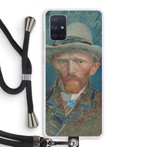 CaseCompany Van Gogh: Samsung Galaxy A71 Transparant Hoesje met koord