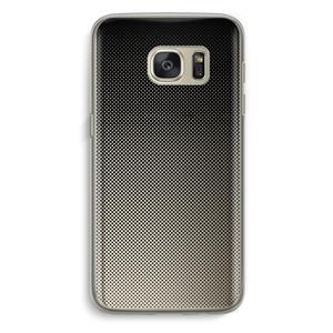 CaseCompany Musketon Halftone: Samsung Galaxy S7 Transparant Hoesje