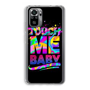 CaseCompany Touch Me: Xiaomi Redmi Note 10S Transparant Hoesje