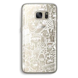 CaseCompany Vexx Mixtape #2: Samsung Galaxy S7 Transparant Hoesje