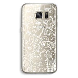 CaseCompany Vexx City #2: Samsung Galaxy S7 Transparant Hoesje