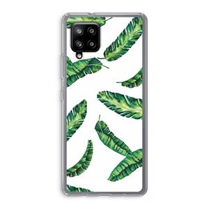 CaseCompany Lange bladeren: Samsung Galaxy A42 5G Transparant Hoesje